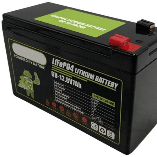 12V 7Ah LiFePO4 Lithium Battery with Built - in Battery Management System - shopsa online