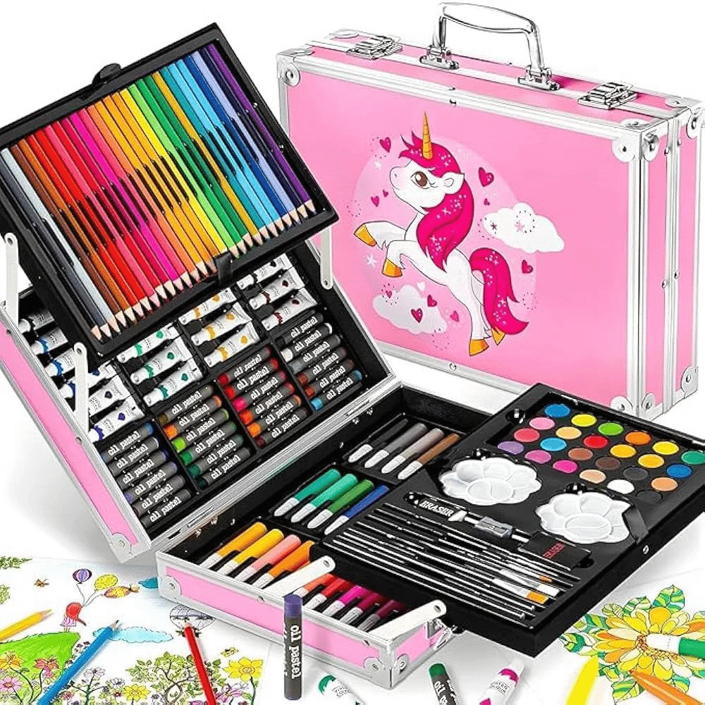145 - Piece Deluxe Art Set with Aluminium Case - shopsa online