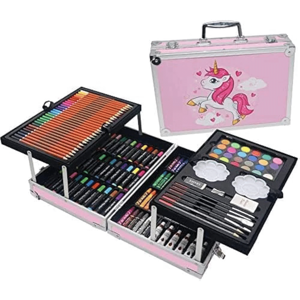 145 - Piece Deluxe Art Set with Aluminium Case - shopsa online