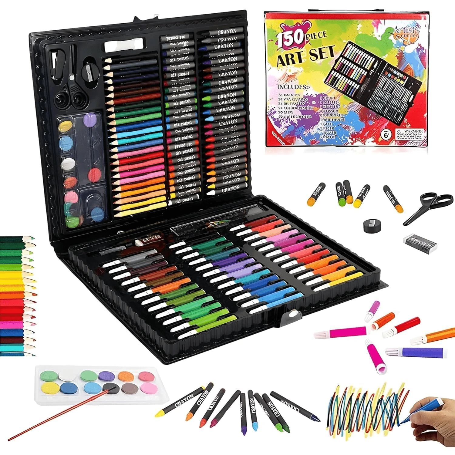 150 Piece Creative Art Set - shopsa online