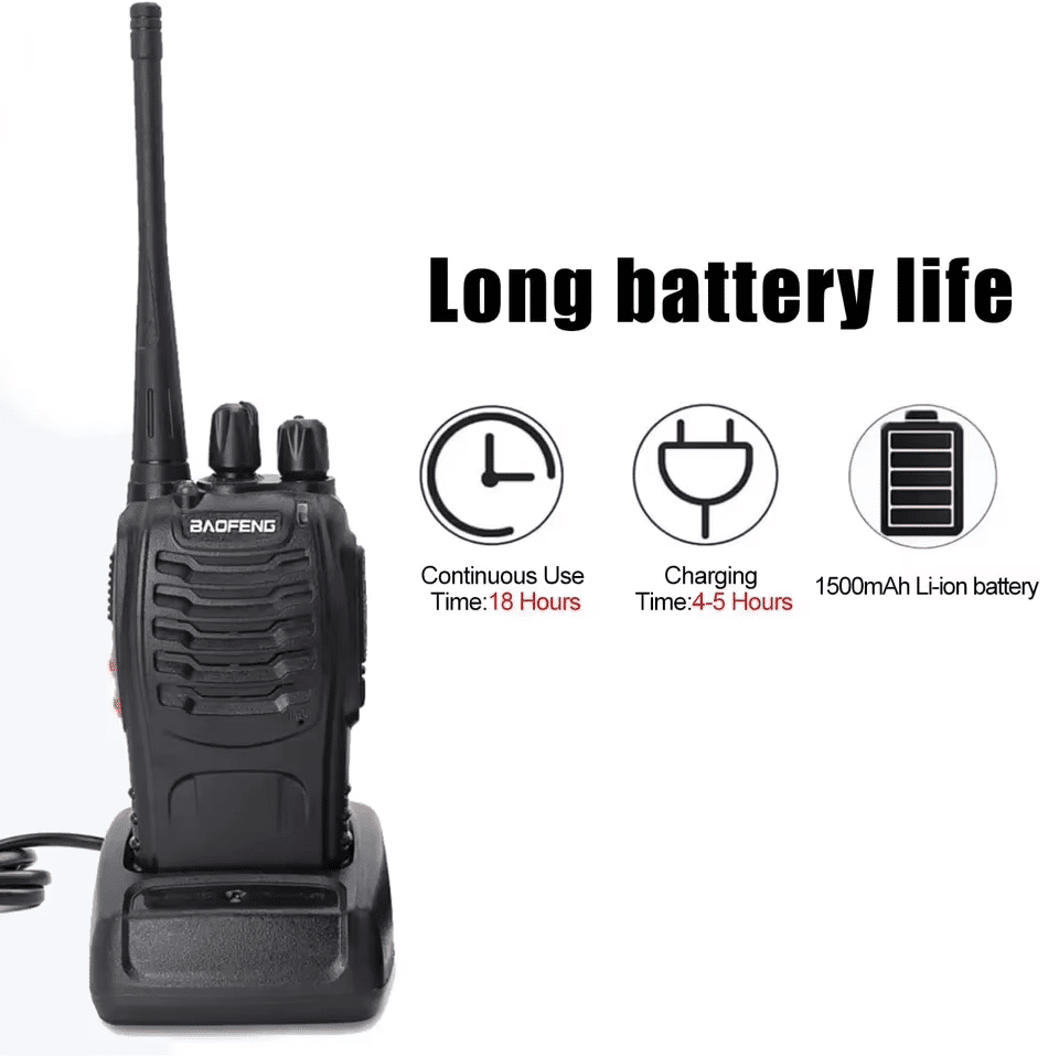 2 Piece Baofeng BF - 888S Two Way Radio - shopsa online