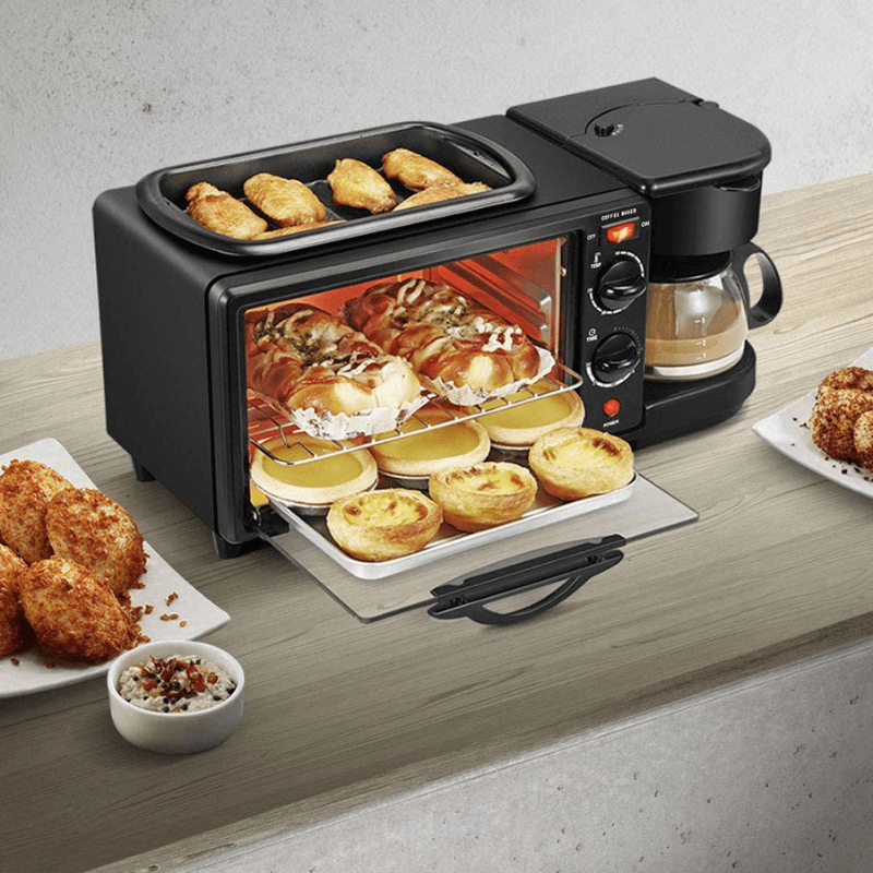 3 in 1 Mini Oven Electrical Breakfast Maker - shopsa online