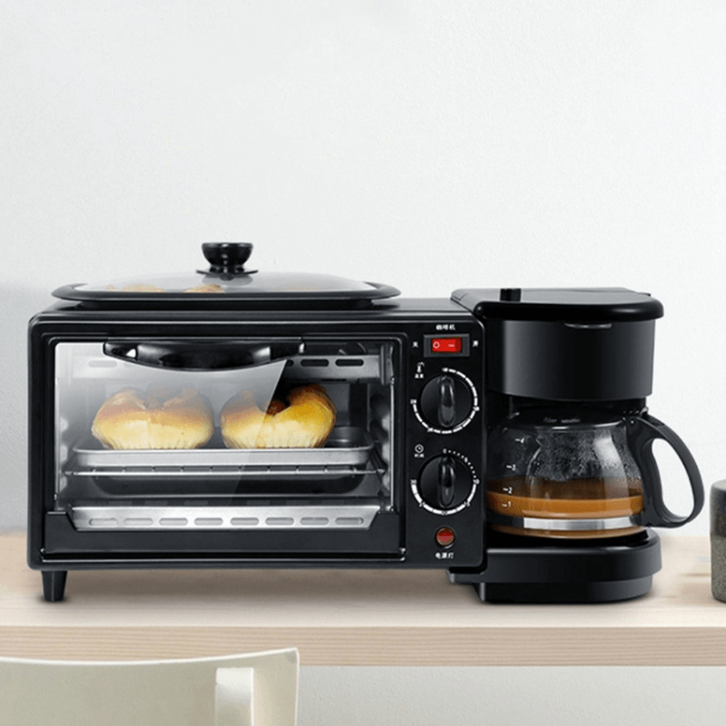3 in 1 Mini Oven Electrical Breakfast Maker - shopsa online