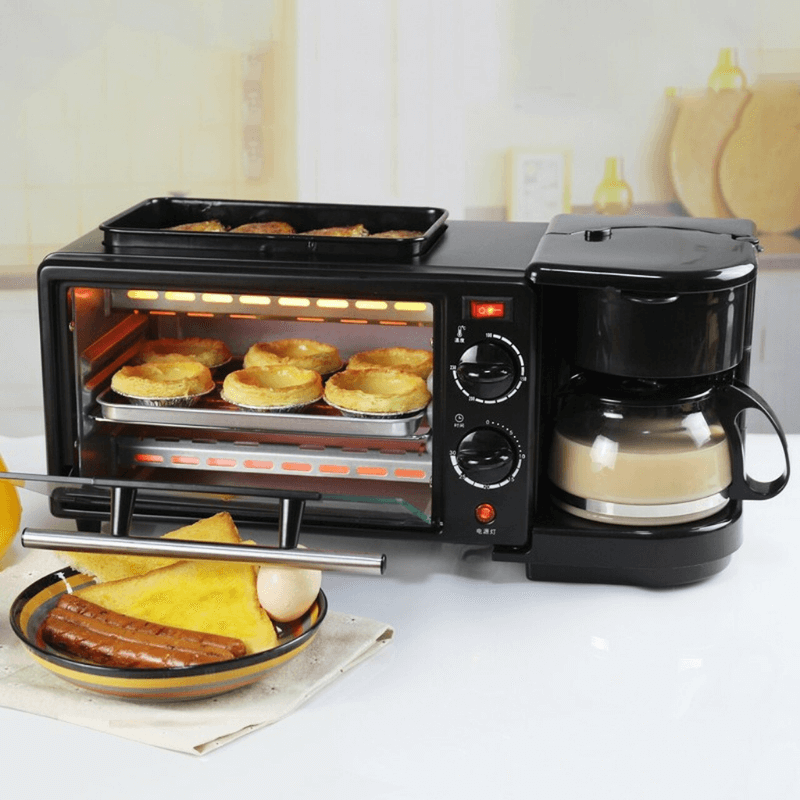 3 in 1 Mini Oven Electrical Breakfast Maker - shopsa online