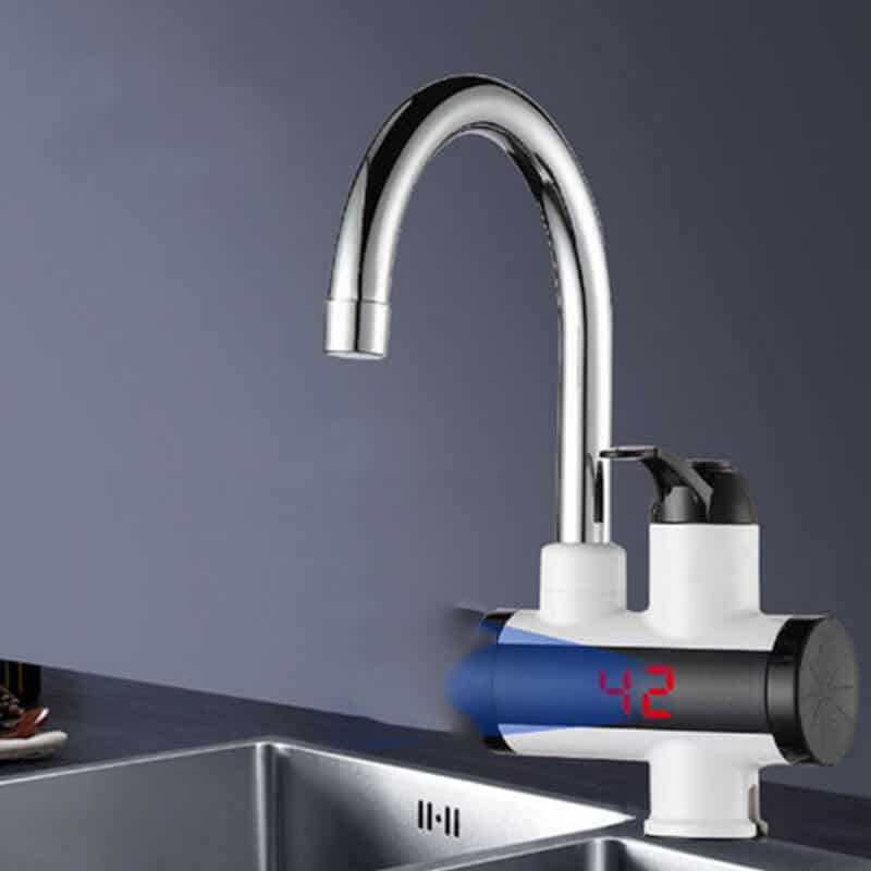 3000W Temperature Display Instant Hot Water Tap Faucet - shopsa online