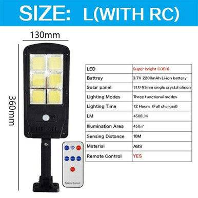 300W Solar LED Street Light - shopsa online