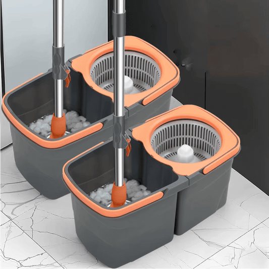 360° Rotating Microfibre Magic Spin Mop & Bucket - shopsa online