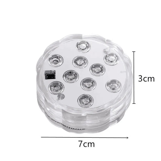 2-Pack Submersible LED Lights with Remote Control