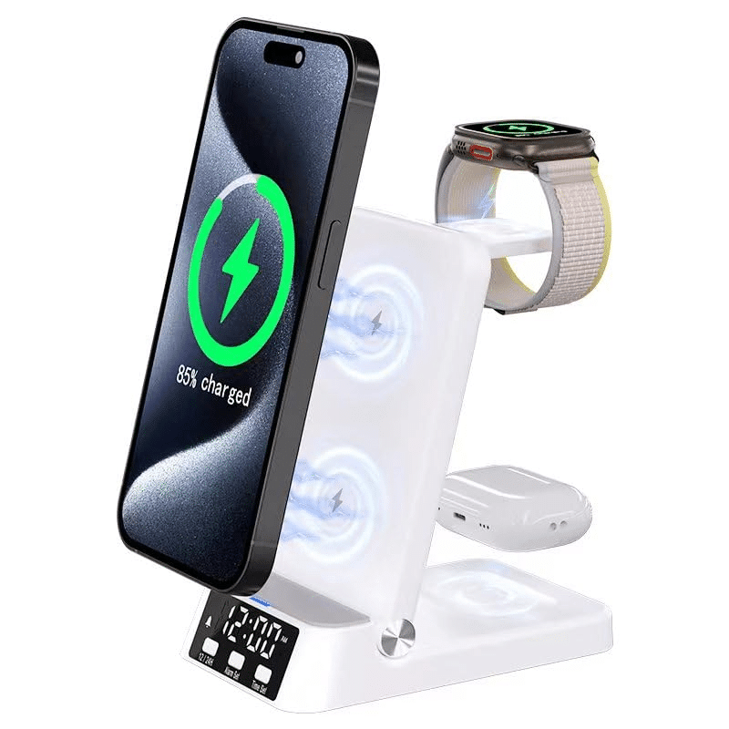 4 in 1 Smart Foldable Compact Wireless Charging Stand - shopsa online
