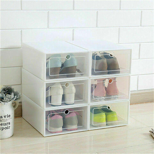 6 Piece Stackable Shoe Organizer - shopsa online