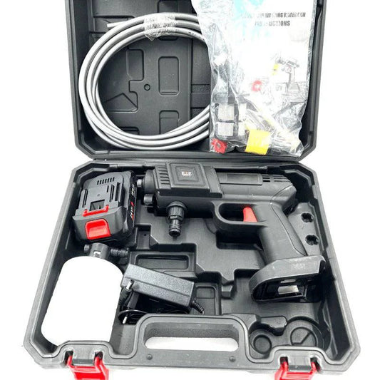 High-pressure cleaning gun from shopsa online with ergonomic handle and nozzle, ideal for effective outdoor cleaning.