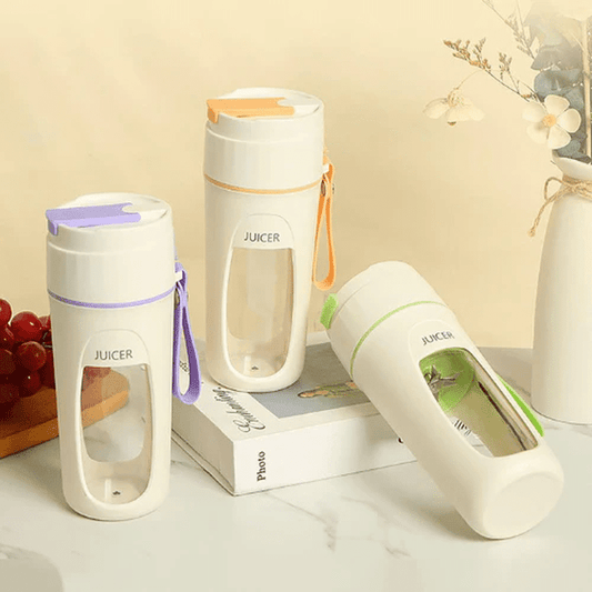 Portable juice blender with a sleek design, ideal for travel and on-the-go smoothies, by shopsa online.